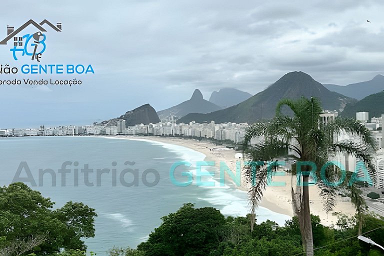 Copacabana 3Q 120m2 Vista Praia.