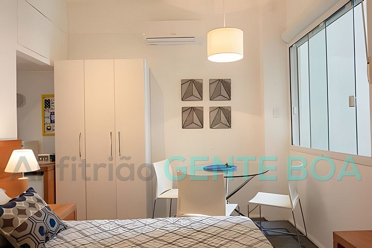 Copacabana Lindo Studio, Great Value! 300m praia.